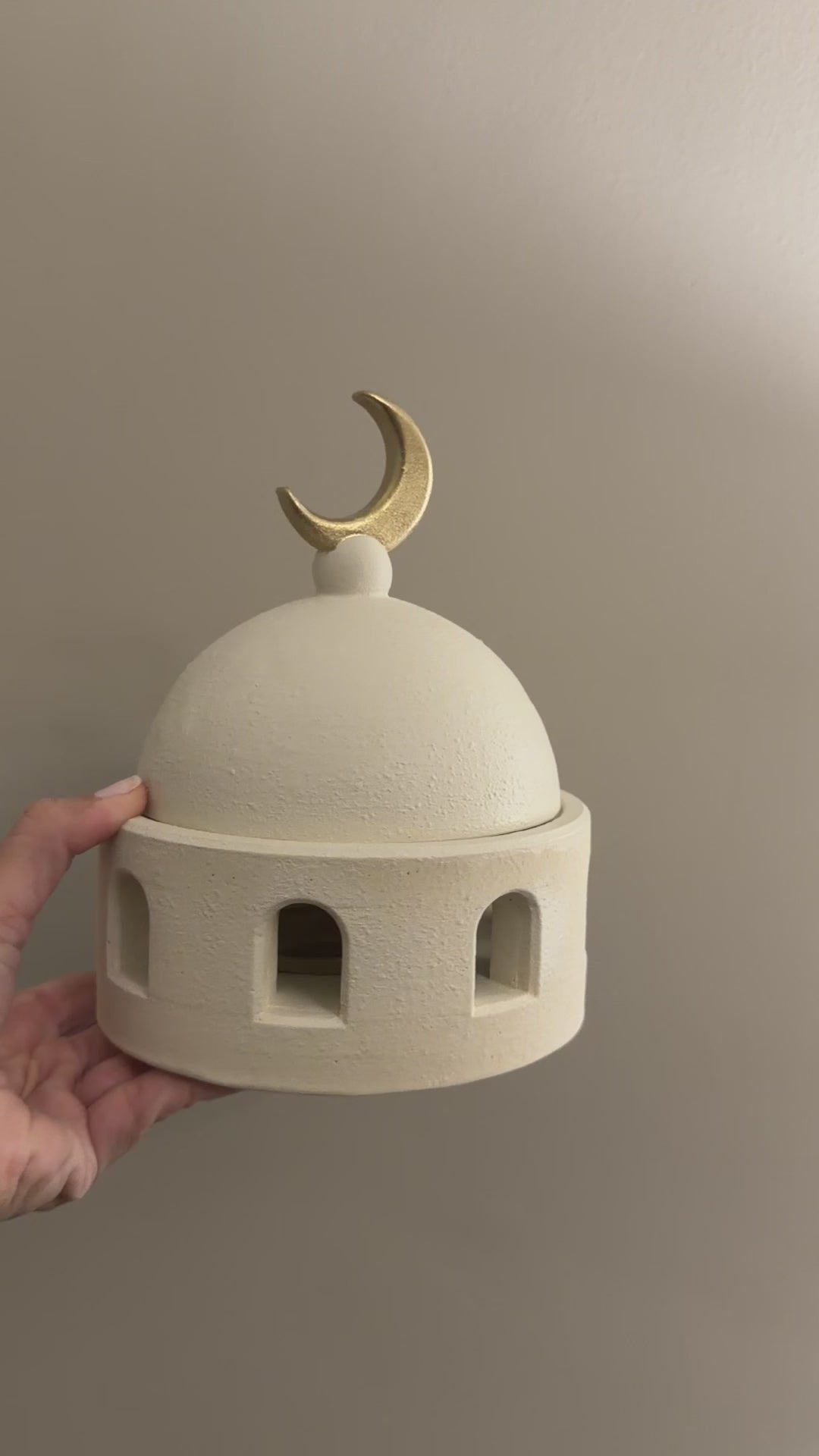 Crescent Bukhour Holder