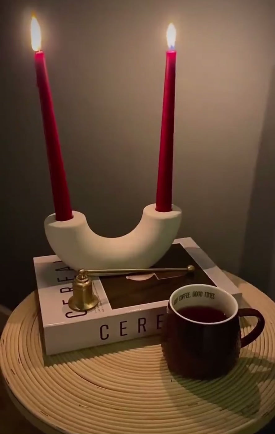 U Shaped Candle Holder