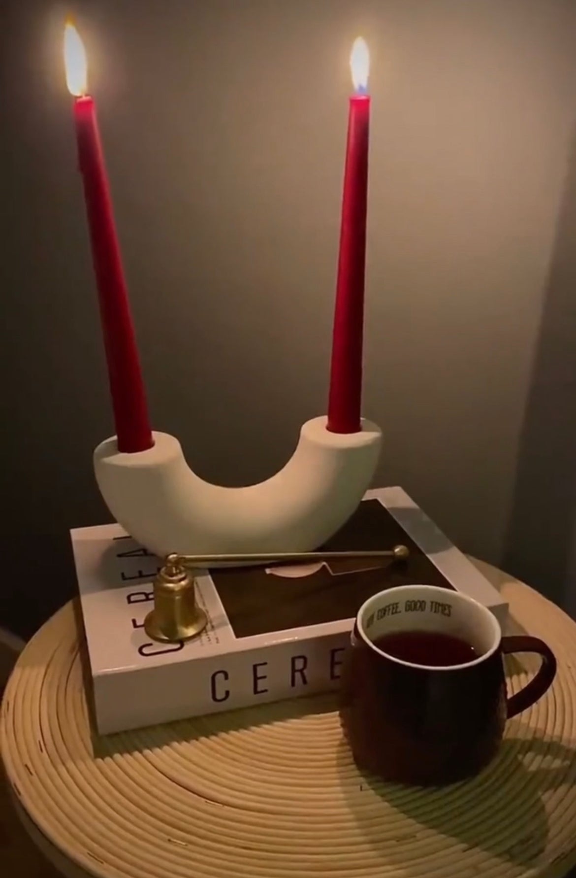 U Shaped Candle Holder